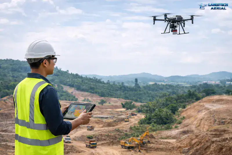 Drone mapping construction Malaysia services provide fast orthomosaic maps, DEM models, and earthworks volume calculations for active development sites.
