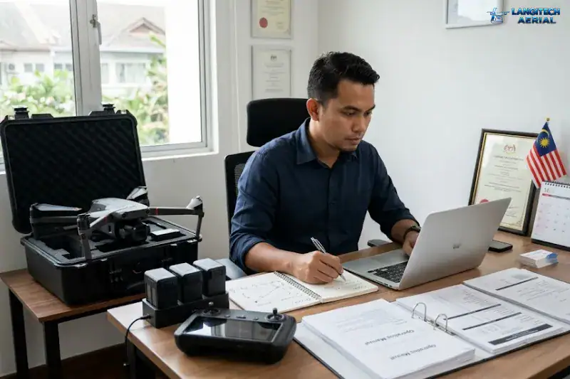 How to start drone business Malaysia setup with professional drone equipment, paperwork, and business planning